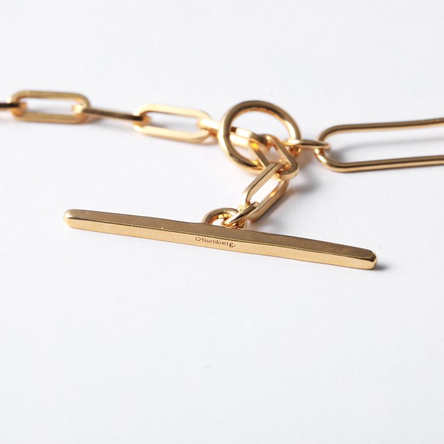 Otiumberg オティウムバーグ ネックレス Two Chain Paperclip Necklace