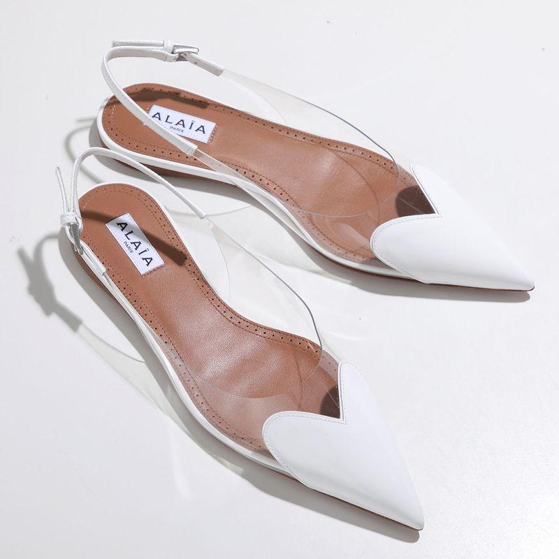 ALAIA High Love ハートフラットシューズ 36 アライア ALAIA（アライア） パンプス FLAT SLINGBACKS AA3E047CK150 レディース