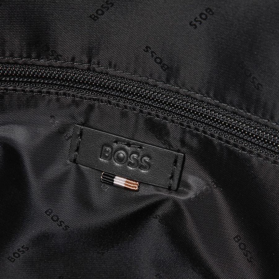 Hugo boss ビジネスバッグ BOSS - Backpack with foil-print logo - Black