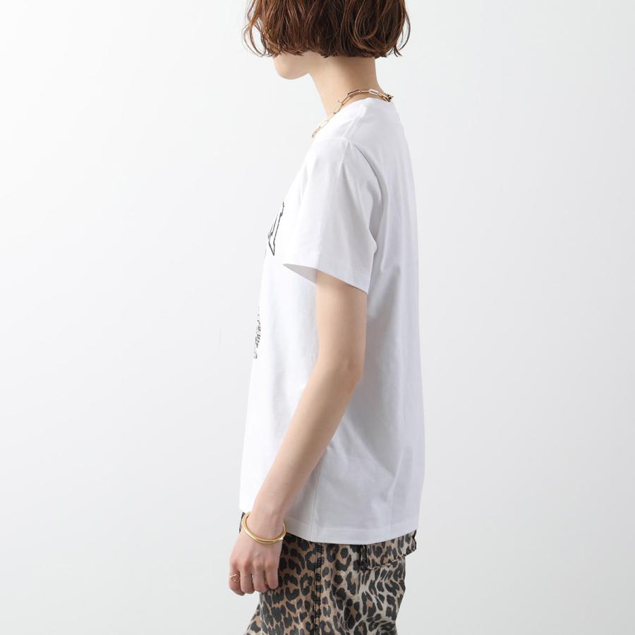 GANNI（ガニー） 半袖 Tシャツ Basic Jersey Tiger Leopard Relaxed T