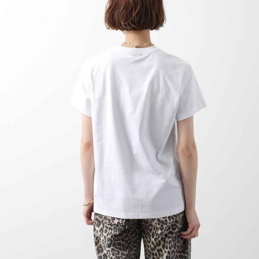 GANNI（ガニー） 半袖 Tシャツ Basic Jersey Tiger Leopard Relaxed T