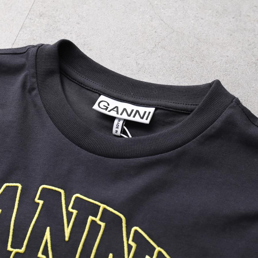 GANNI（ガニー） 半袖 Tシャツ Basic Jersey Owls Relaxed T-shirt