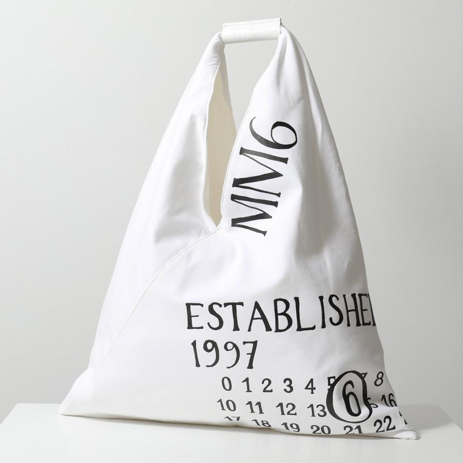 MM6 メゾンマルジェラ ジャパニーズ トートバッグ ロゴプリント キャンバス エムエムシックス メゾン マルジェラ MM6 Maison Margiela 【MM6