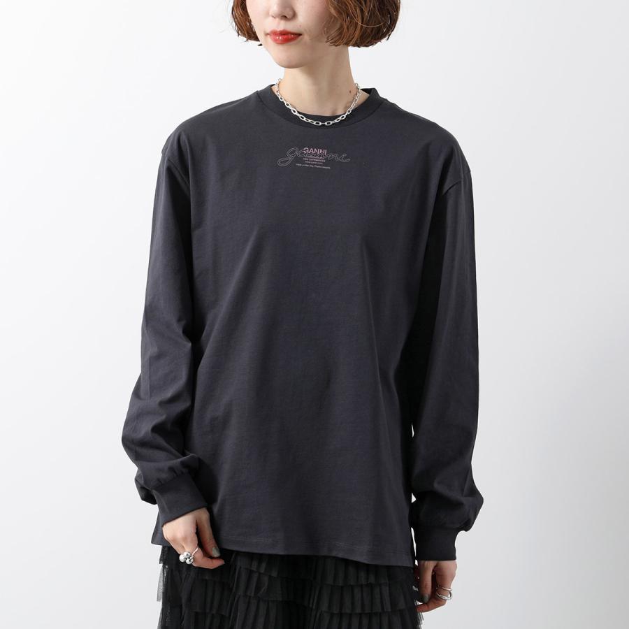 GANNI（ガニー） 長袖 Tシャツ Future Heavy Jersey Long Sleeve T