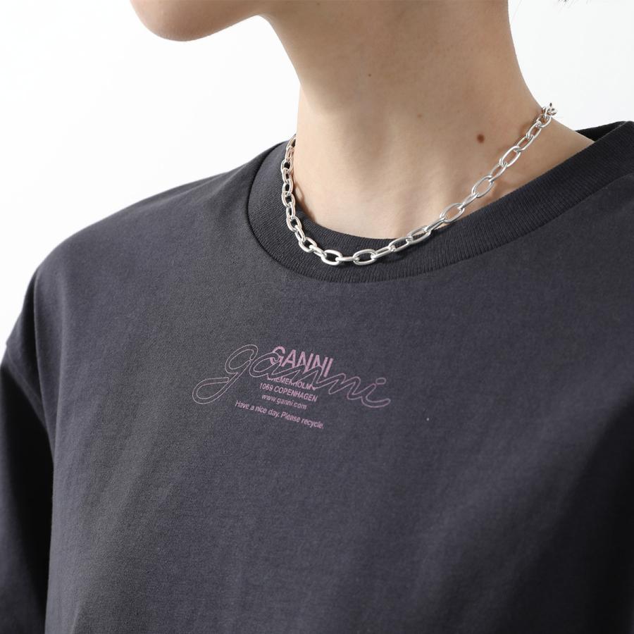 GANNI（ガニー） 長袖 Tシャツ Future Heavy Jersey Long Sleeve T