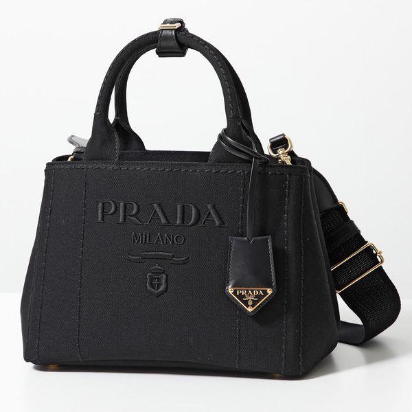 PRADA プラダ ハンドバッグ CANAPA RICAMO カナパ リカーモ PRADA プラダ ハンドバッグ CANAPA RICAMO カナパ リカーモ