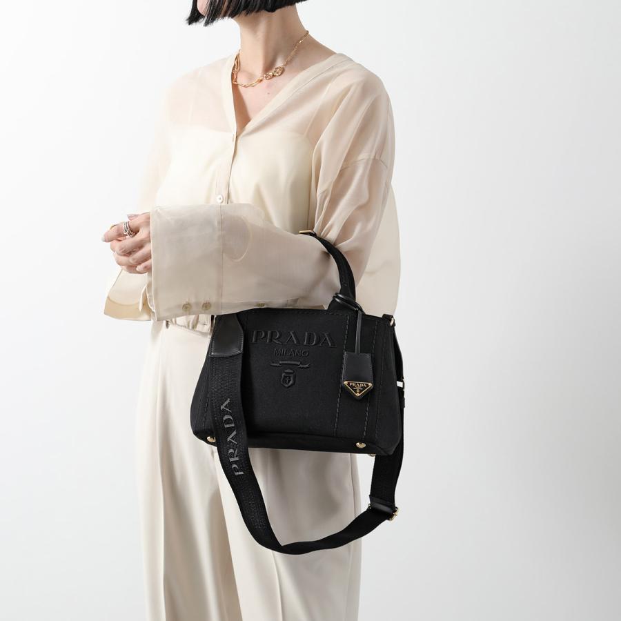 PRADA プラダ ハンドバッグ CANAPA RICAMO カナパ リカーモ PRADA プラダ ハンドバッグ CANAPA RICAMO カナパ リカーモ