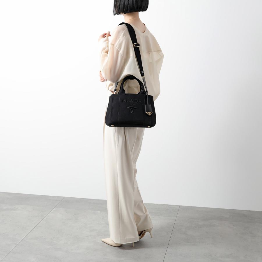 PRADA プラダ ハンドバッグ CANAPA RICAMO カナパ リカーモ PRADA プラダ ハンドバッグ CANAPA RICAMO カナパ リカーモ