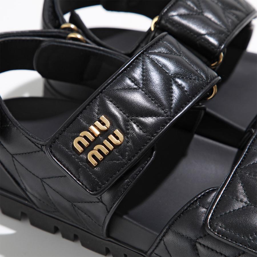 miu miu（ミュウミュウ） フラットサンダル 5X135E 88T レディース