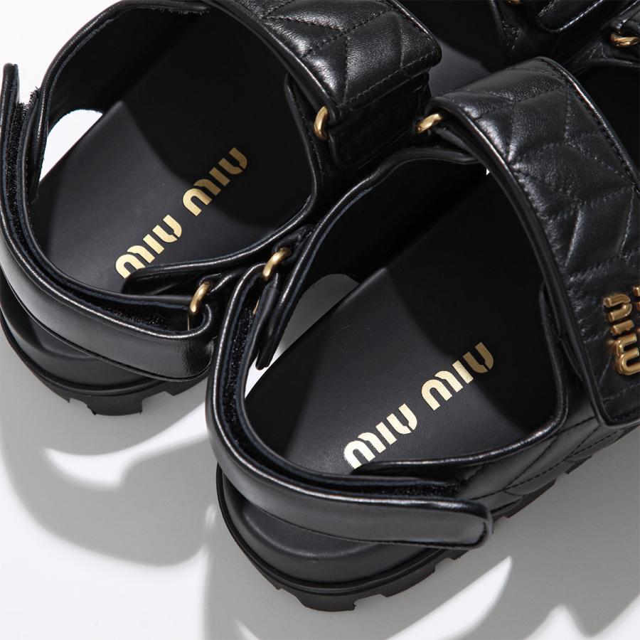 miu miu（ミュウミュウ） フラットサンダル 5X135E 88T レディース