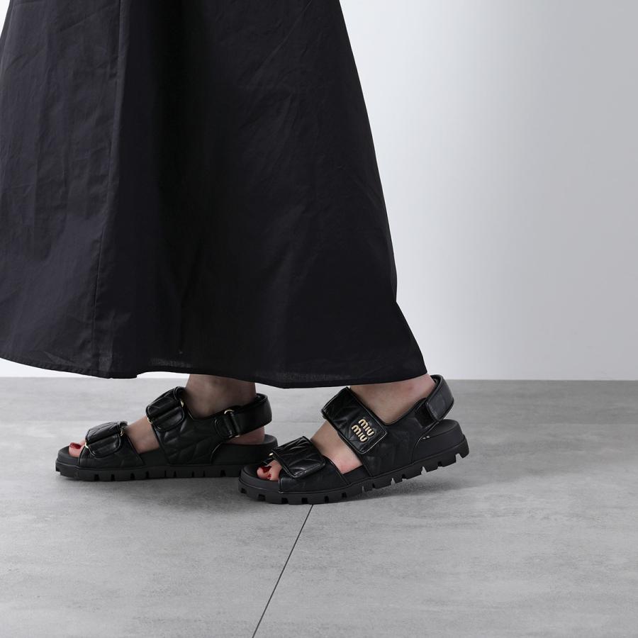 miu miu（ミュウミュウ） フラットサンダル 5X135E 88T レディース