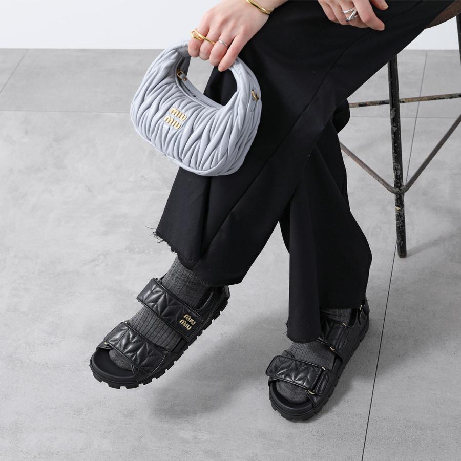 miu miu（ミュウミュウ） フラットサンダル 5X135E 88T レディース