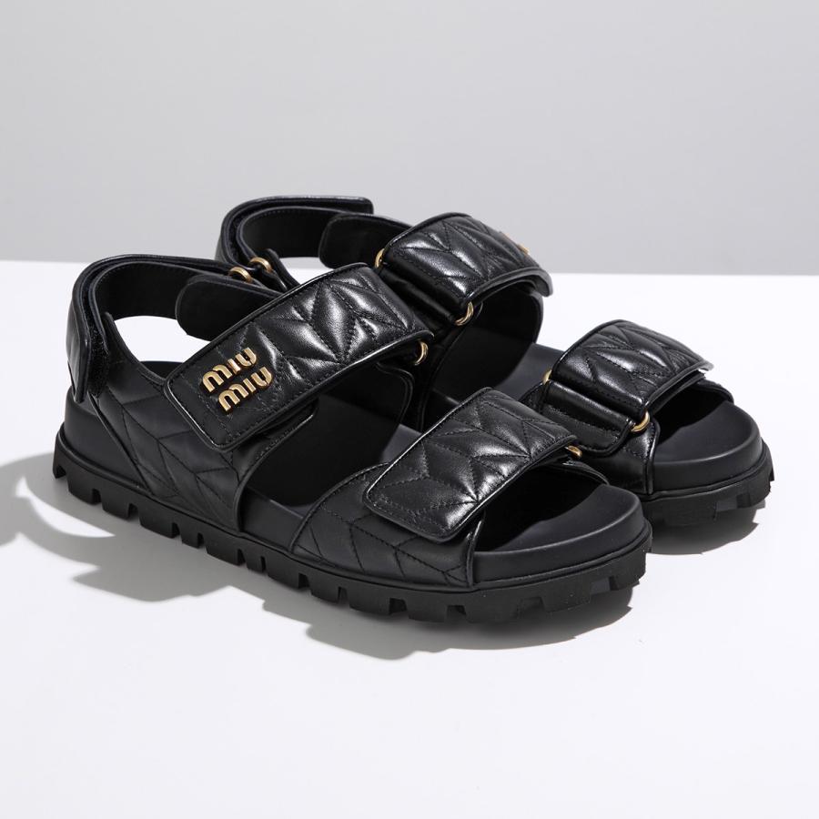 miu miu（ミュウミュウ） フラットサンダル 5X135E 88T レディース