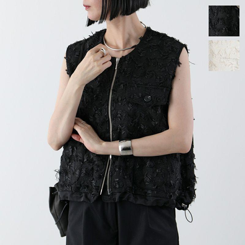 極美品✨ エイミーロウ Eimee Law ツイードミックスボタンジレ 38 2024年】高評価レビューアイテム特集 Law Eimee エイミーロウ 極美品