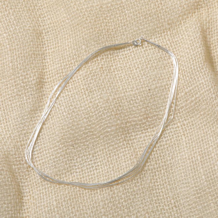 HARPO ハルポ ネックレス N0516 レディース リキッドシルバー ビーズ ペンダント アクセサリー silver925 シルバーの画像