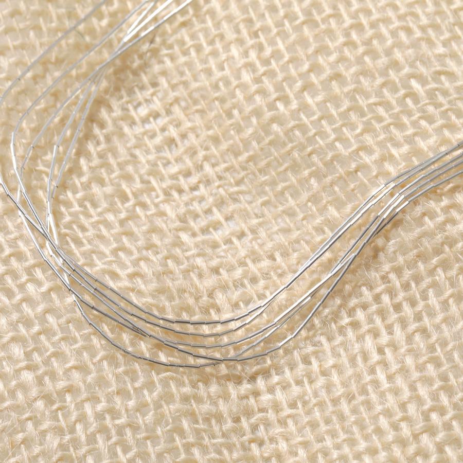 HARPO ハルポ ネックレス N0516 レディース リキッドシルバー ビーズ ペンダント アクセサリー silver925 シルバーの画像