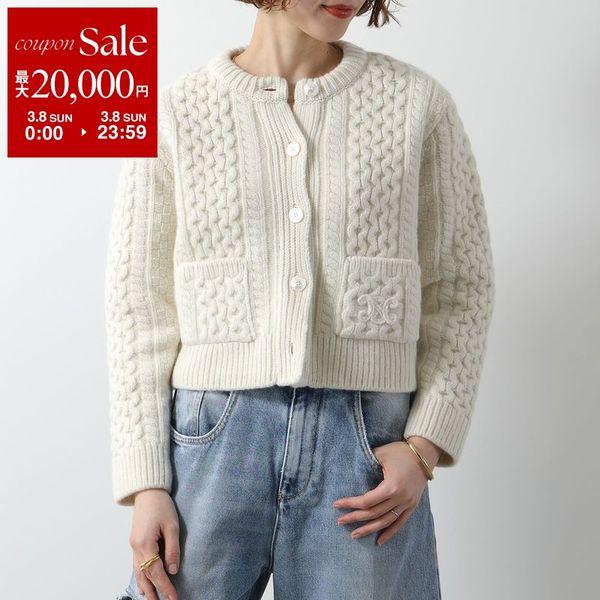 CELINE（セリーヌ） カーディガン RRV09U0117.01OW レディース ニット