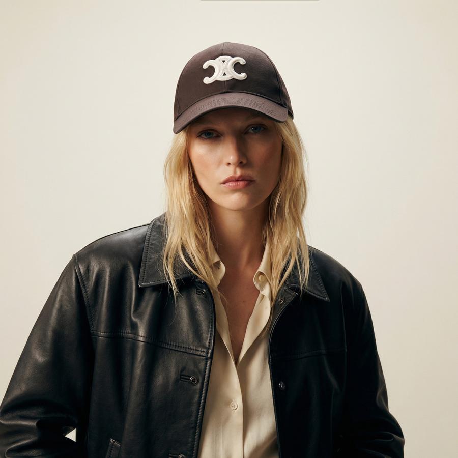CELINE セリーヌ ベースボールキャップ 2AUT6234X.25PY 2AUT6234X.19AF 2AUT6234X.09RE レディース トリオンフ 帽子の画像
