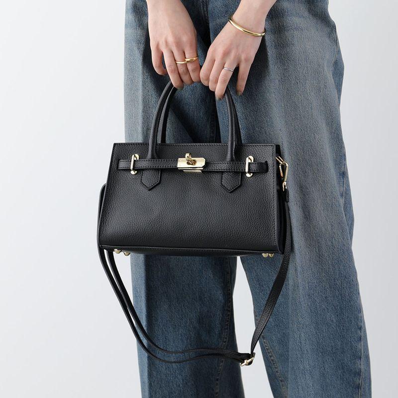 AULENTTI（オウレンティ） ハンドバッグ EL K332 DO レディース レザー