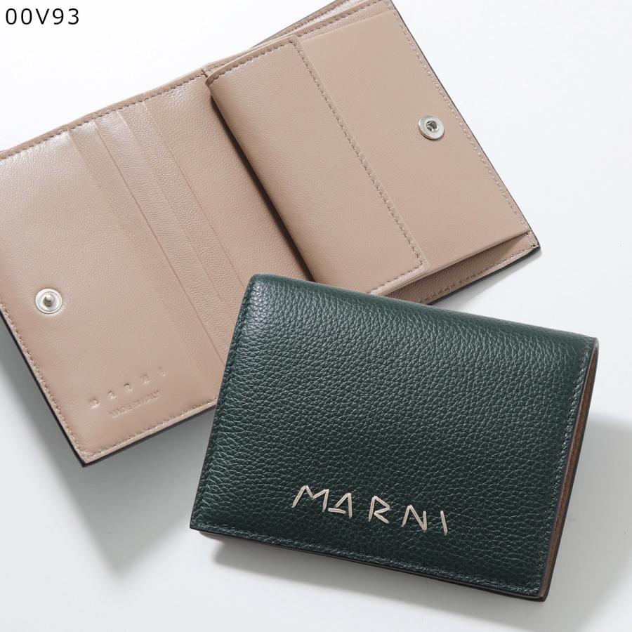 s.kさま専用　marni 財布 二つ折り財布 レディース ミニ財布 MARNI（マルニ） 二つ折り財布 PFMI0098U0 P6533 レディース レザー