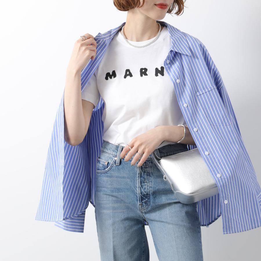 マルニ MARNI Tシャツ ロゴ 半袖 クルーネック ショートスリーブシャツ THJE0263P1 USCS87 L2W01 MARNI（マルニ） Tシャツ THJE0293P8 USCX42 メンズ 半袖 カットソー