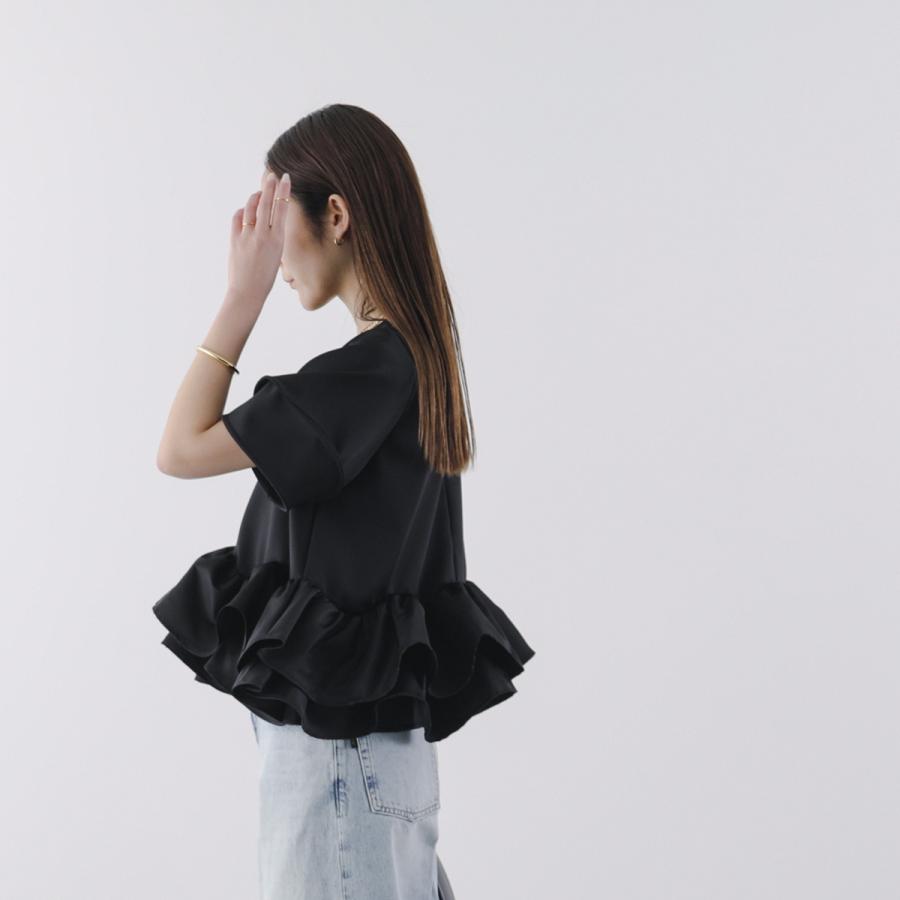 re.verofonna ★ブラウスチュニック ReRe ブラウス シャツ バックリボンチュニックブラウス レディース