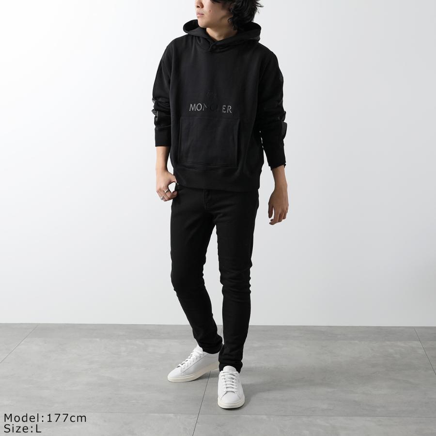 モンクレール スウェット パーカー トレーナー ブラック MONCLER モンクレール フーディー スウェット トレーナー (MONCLER