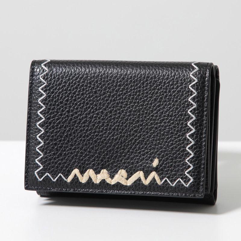 MARNI（マルニ） 三つ折り財布 PFMO0105U1 P6533 レディース レザー