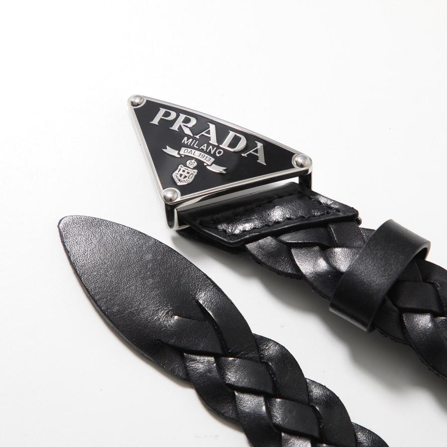 PRADA（プラダ） ベルト 2CS114 2A7P メンズ レザー エナメルメタル