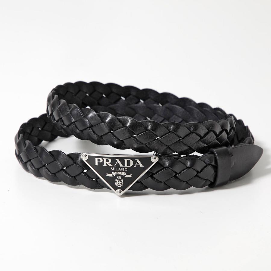 PRADA（プラダ） ベルト 2CS114 2A7P メンズ レザー エナメルメタル