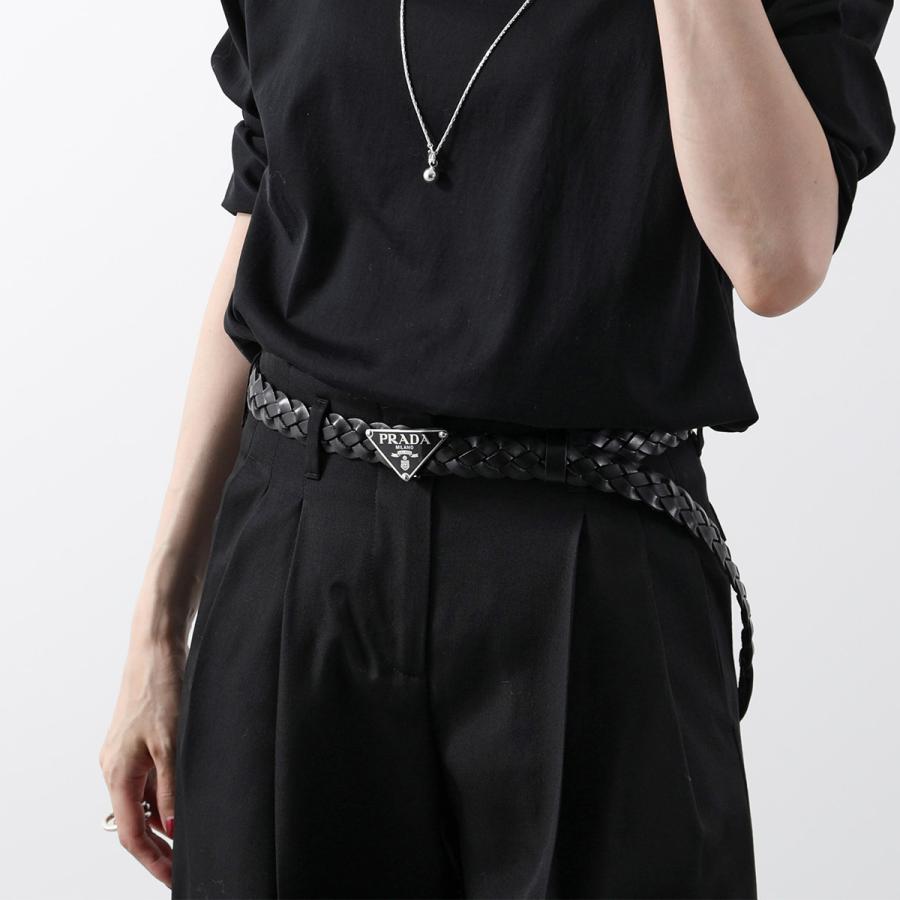 PRADA（プラダ） ベルト 2CS114 2A7P メンズ レザー エナメルメタル