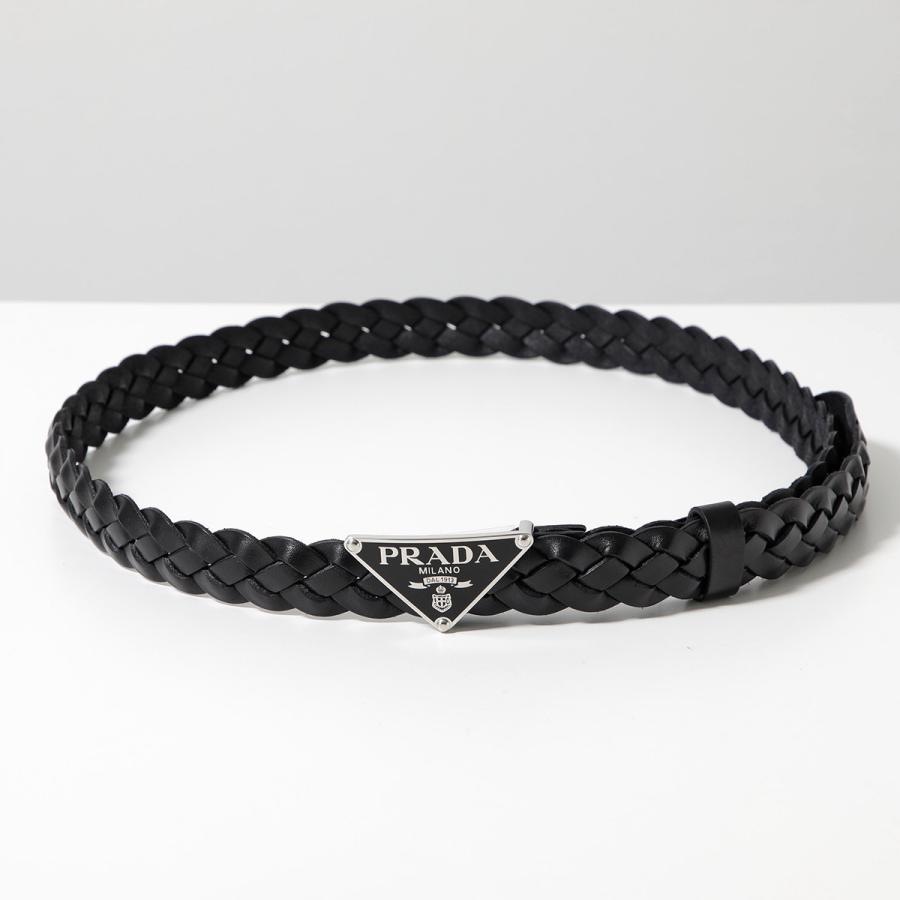PRADA（プラダ） ベルト 2CS114 2A7P メンズ レザー エナメルメタル