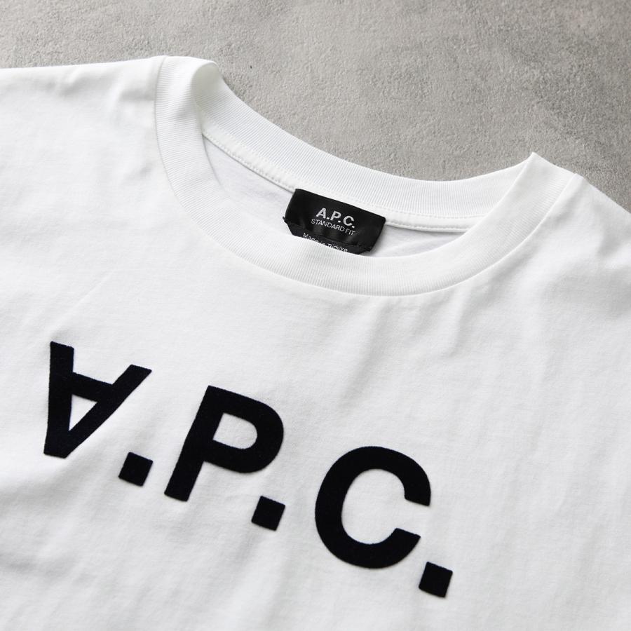 APC A.P.C. アーペーセー Tシャツ Standard Grand VPC COHBM M26384 レディース 半袖 カットソー コットン クルーネック ロゴTの画像