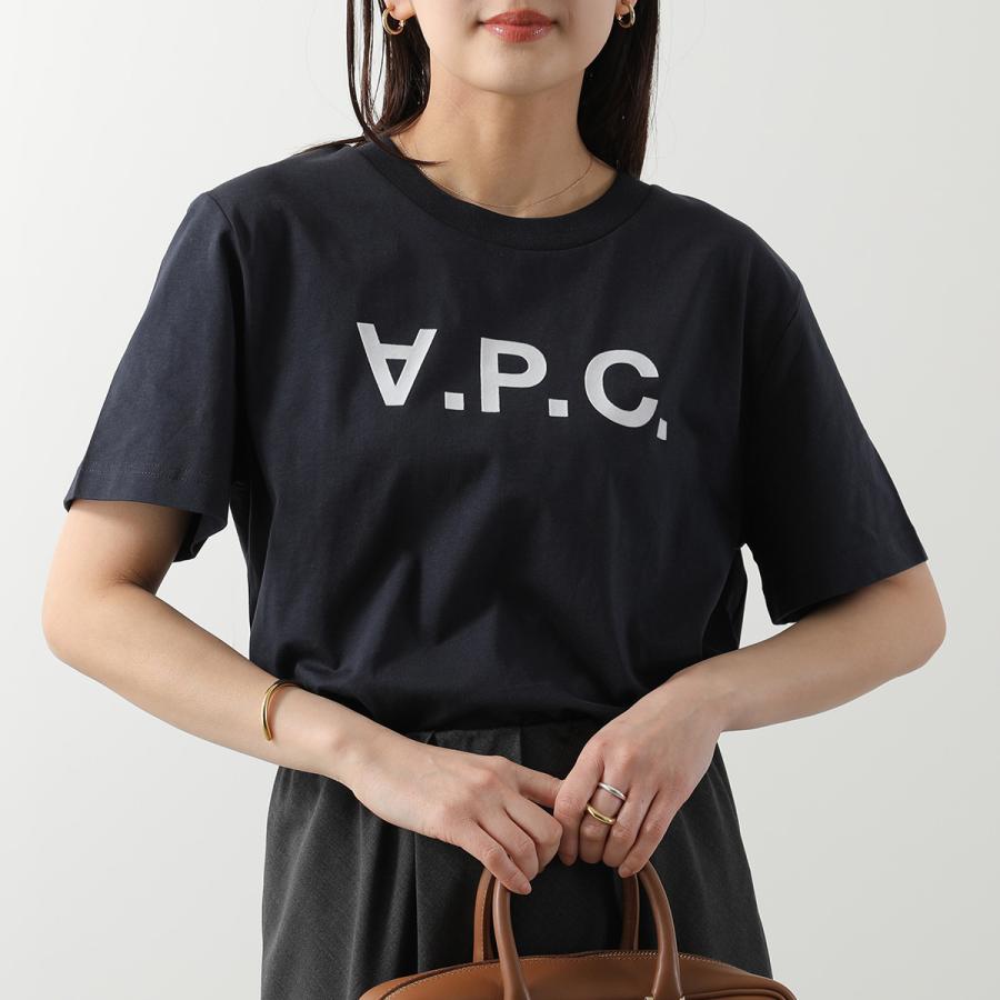 A.P.C. Tシャツ　アーペーセー　ネイビー　S 半袖　ロゴ　刺繍　コットン A.P.C - A.P.C. Tシャツ アーペーセー ネイビー S 半袖 ロゴ 刺繍