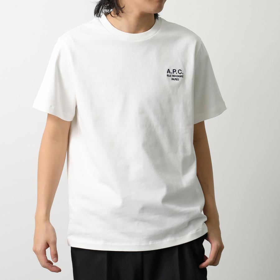 APC A.P.C. アーペーセー Tシャツ COHBU M26388 レディース  半袖 カットソー コットン ロゴ 刺繍 クルーネック ロゴTの画像