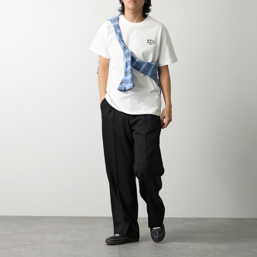 APC A.P.C. アーペーセー Tシャツ COHBU M26388 レディース  半袖 カットソー コットン ロゴ 刺繍 クルーネック ロゴTの画像