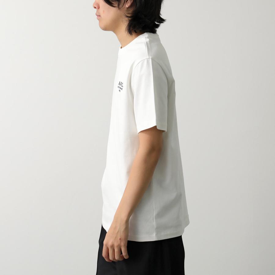 APC A.P.C. アーペーセー Tシャツ COHBU M26388 メンズ 半袖 カットソー コットン ロゴ 刺繍 クルーネック ロゴT カラー4色の画像