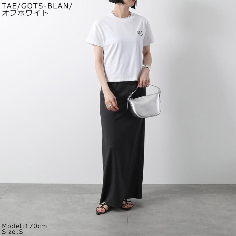 A.P.C アーペーセー ESTELLE エステル ギャザー 半袖Tシャツ カットソー ブラウス レディース ホワイト 23255-1-71973 A.P.C.（アーペーセー） APC A.P.C. Tシャツ Standard Grand VPC COHBM