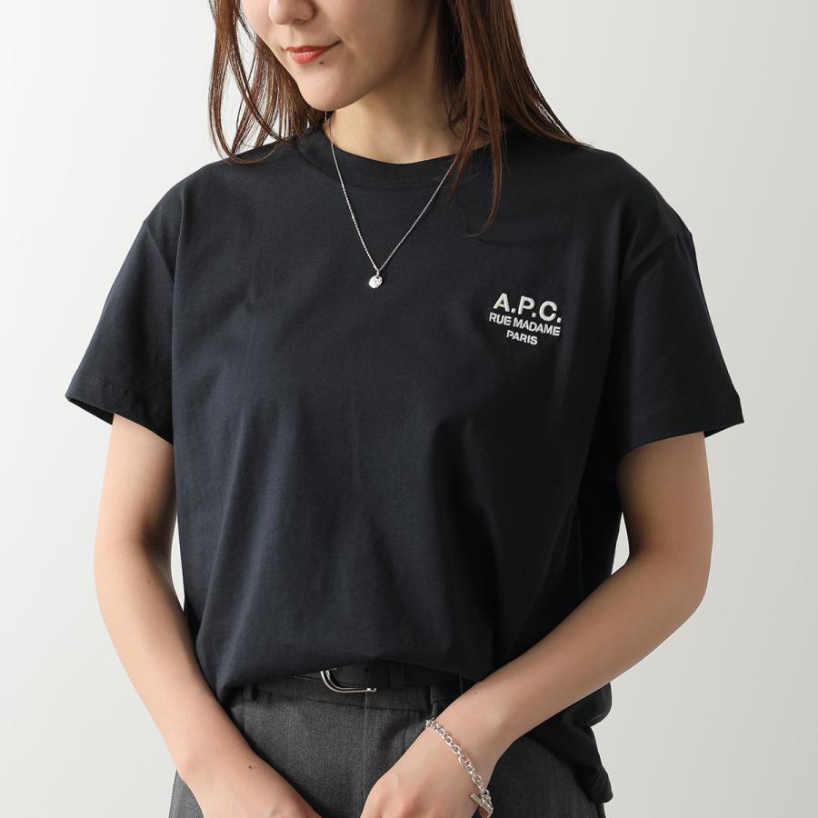 A.P.CロゴTシャツ A.P.C. logo-print T-shirt | Blue | FARFETCH