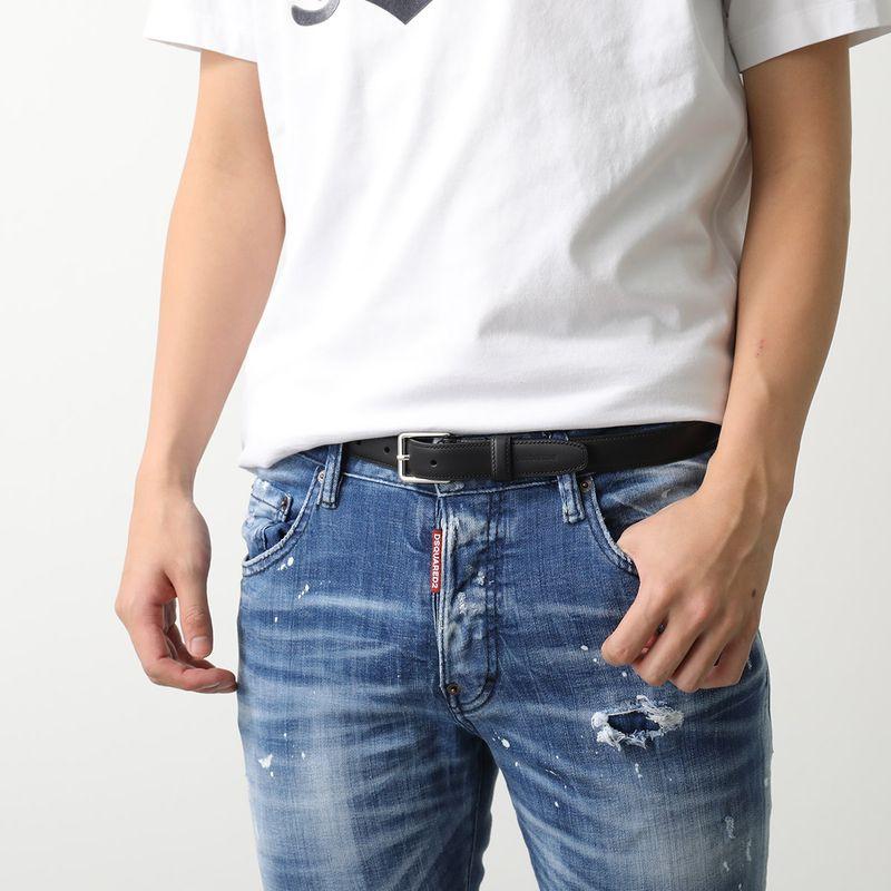 DSQUARED2（ディースクエアード） ナローベルト Classic Buckle Belt