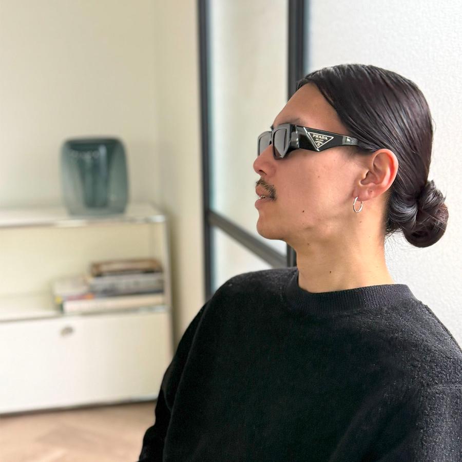 PRADA（プラダ） サングラス SPR 09Z メンズ スクエア型 セルフレーム