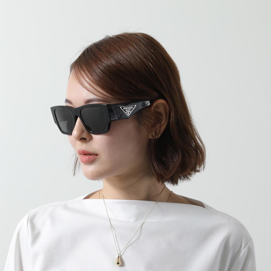 PRADA（プラダ） サングラス SPR 10Z レディース スクエア型 クリア