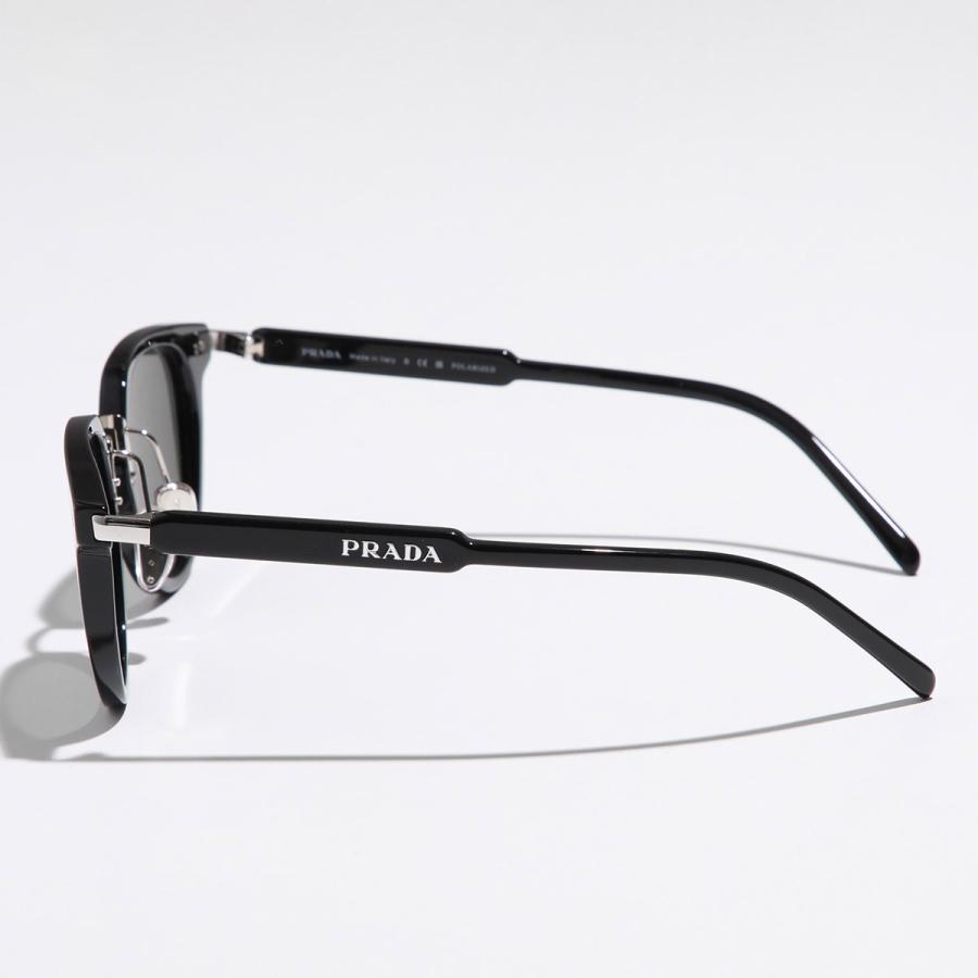 PRADA プラダ ロゴ サングラス SPR 17Y メンズ ボストン型 セル 