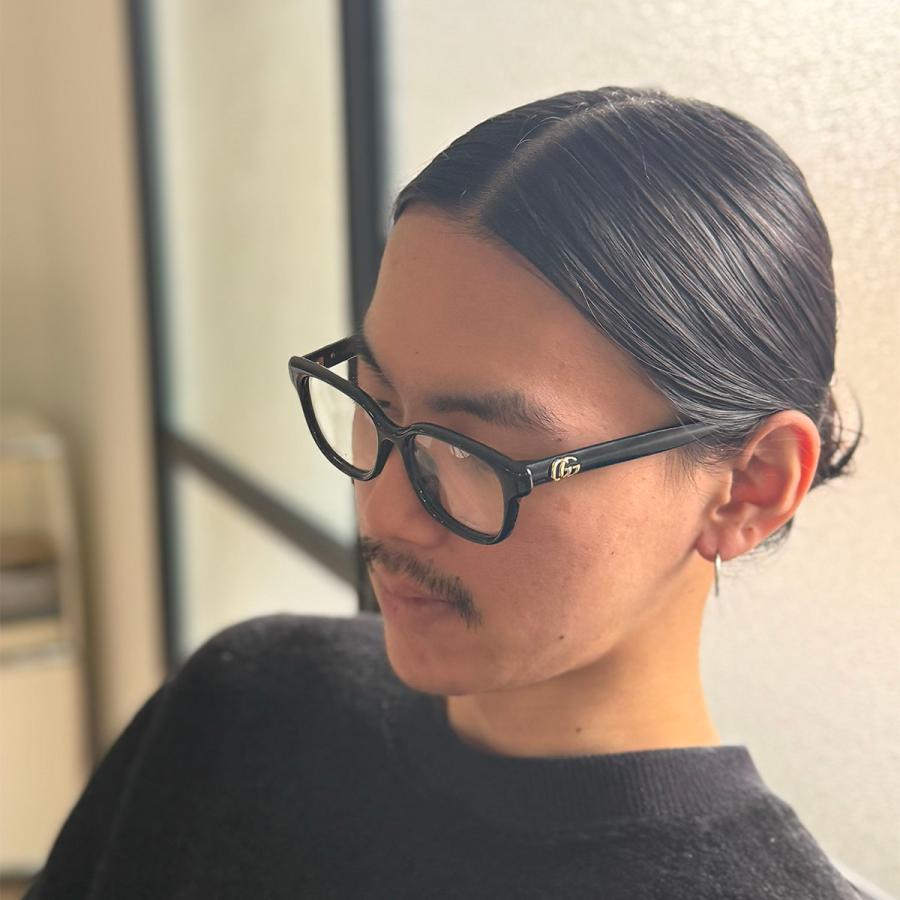 GUCCI（グッチ） メガネ GG1833OK メンズ ウェリントン型 ダブルG 黒縁