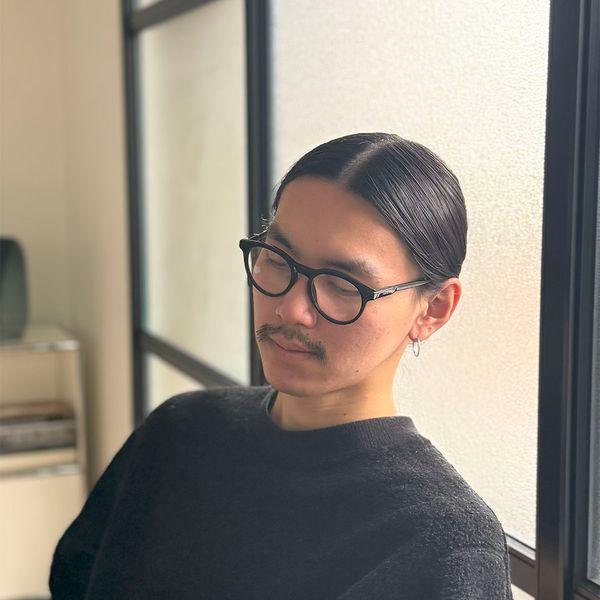 GUCCI（グッチ） メガネ GG1822O メンズ ボストン型 ロゴ 黒縁 セル