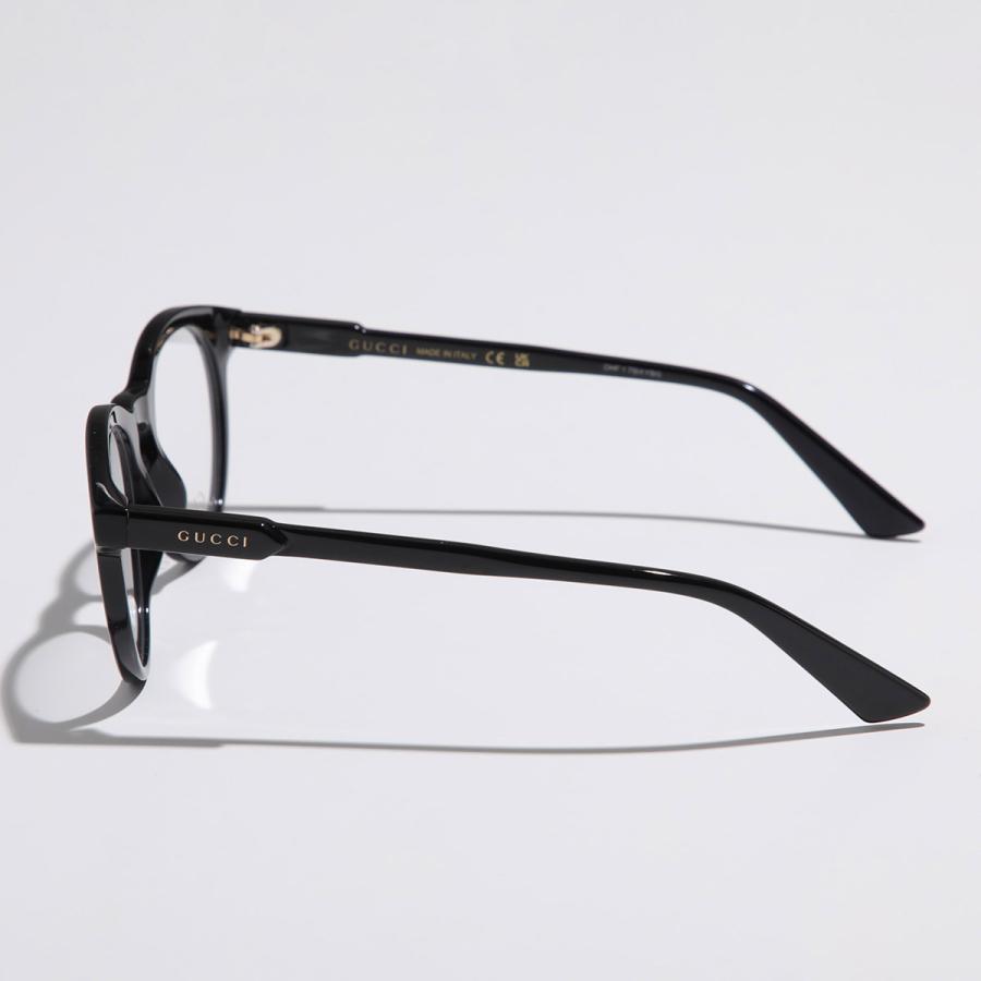 GUCCI（グッチ） メガネ GG1822O レディース ボストン型 ロゴ 黒縁