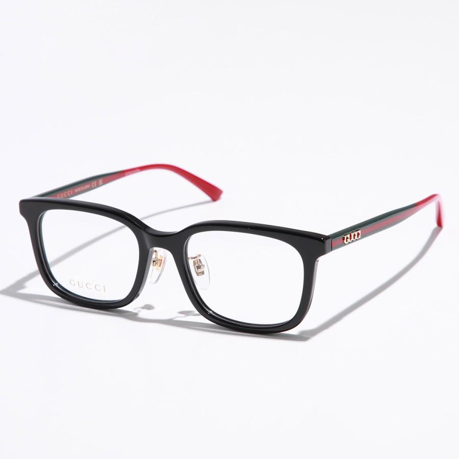 GUCCI（グッチ） メガネ GG1873OK レディース スクエア型 ロゴ 黒縁