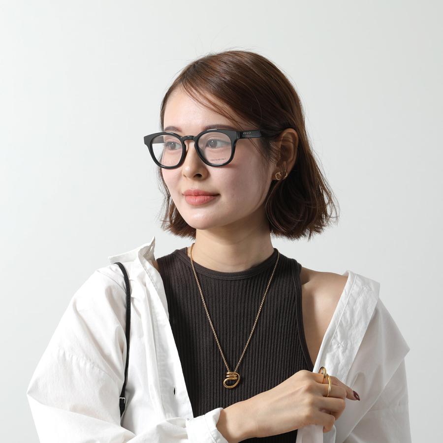 GUCCI（グッチ） メガネ GG1859O メンズ ウェリントン型 ロゴ 黒縁