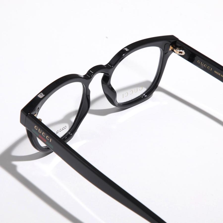 GUCCI（グッチ） メガネ GG1859O レディース ウェリントン型 ロゴ 黒縁