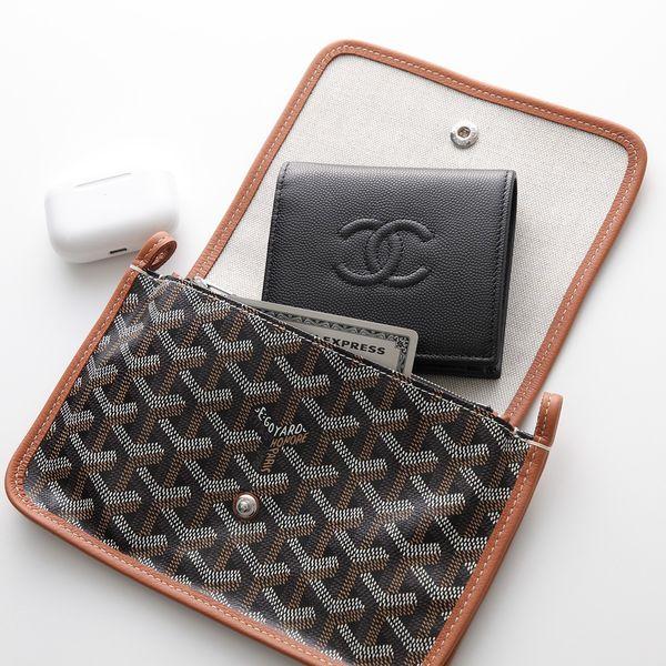 プリュメ ポーチウォレット プリュメ ポーチウォレット ブラック & ナチュラル[PLUMETPMLTY01CL03P